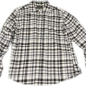 Eddie Bauer Flannel Shirt Men's M Relaxed Fit